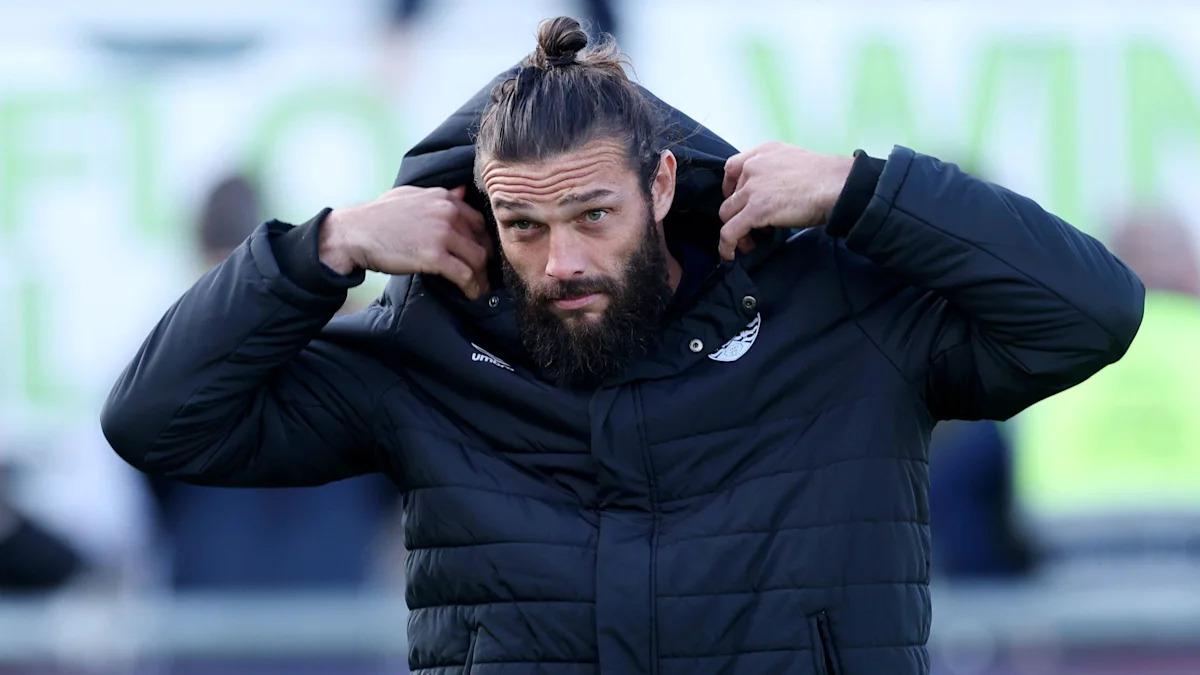 Andy Carroll thanks the public for their support after