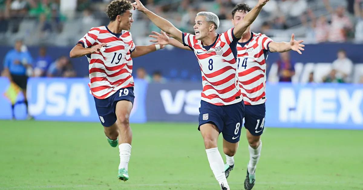 Status report of the players during the USA friendly match